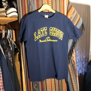 Late Show with David Letterman t shirt